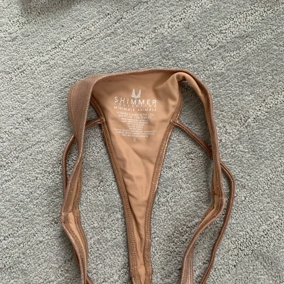 Minimale Animale Pink Sand Shimmer Bikini Set, S - Picture 11 of 11